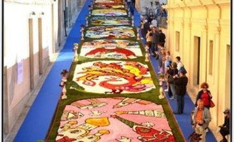 Entra nel vivo l’Infiorata 2014 dal tema “Incontro con la Russia”