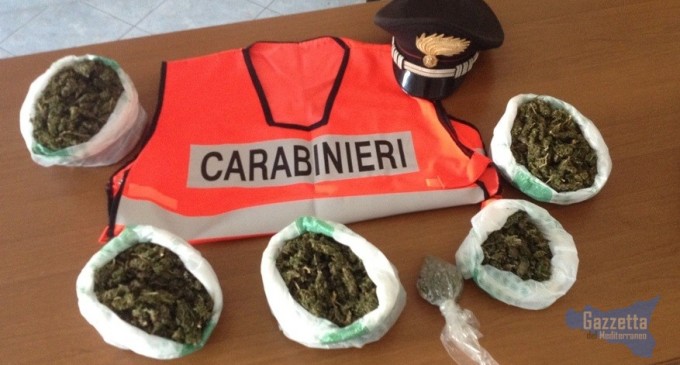 Pachino. Oltre un chilo di droga nascosto in terrazzo, carabinieri arrestano 34enne