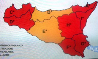 Meteo, allerta ‘rossa’ anche per il 7 novembre sulla Sicilia orientale e Palermo