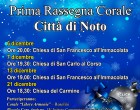 Noto, al via la prima rassegna corale “Città di Noto”, sette i gruppi impegnati