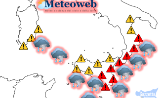 Allerta Meteo: Oggi e domani zona “rossa” a Catania, Siracusa e Ragusa. Acireale rinvia il Carnevale a sabato e domenica prossimi