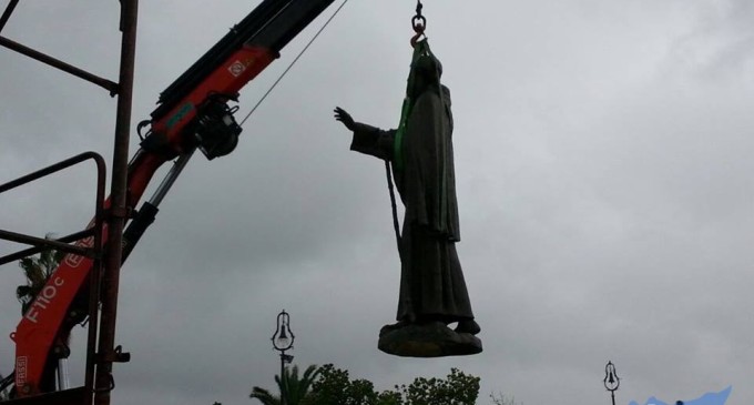 Noto, dopo i lavori ricollocata la statua di San Corrado, oggi festa e processione