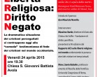 Avola. “Libertà Religiosa: Diritto Negato”. Convegno sulla situazione dei cristiani perseguitati