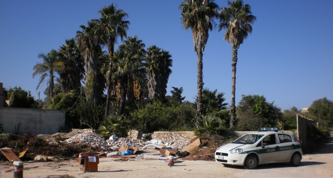 Siracusa. Discariche abusive, operazione della Polizia provinciale all’ingresso della città