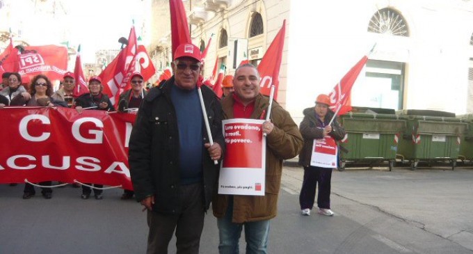 Noto. Cambio al vertice nella CGIL, dopo 31 anni lascia Santo Boscarino, al suo posto Salvo Boscarino