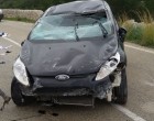 Noto. Incidente sulla S.P. 24, auto si ribalta, illesi i due passeggeri a bordo