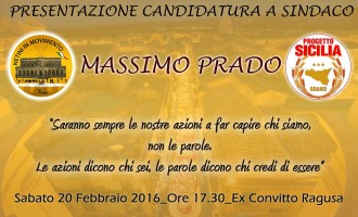 Noto. Massimo Prado ufficializza la sua candidatura a sindaco, due liste hanno annunciato il sostegno