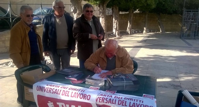 Noto. La Cgil avvia la raccolta delle firme per la carta dei diritti universali del lavoro