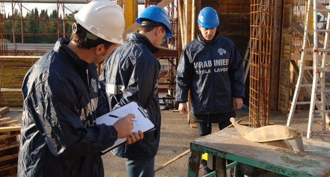 Noto. Controlli del nucleo ispettorato del lavoro dei Carabinieri, denunciati tre titolari di aziende edili